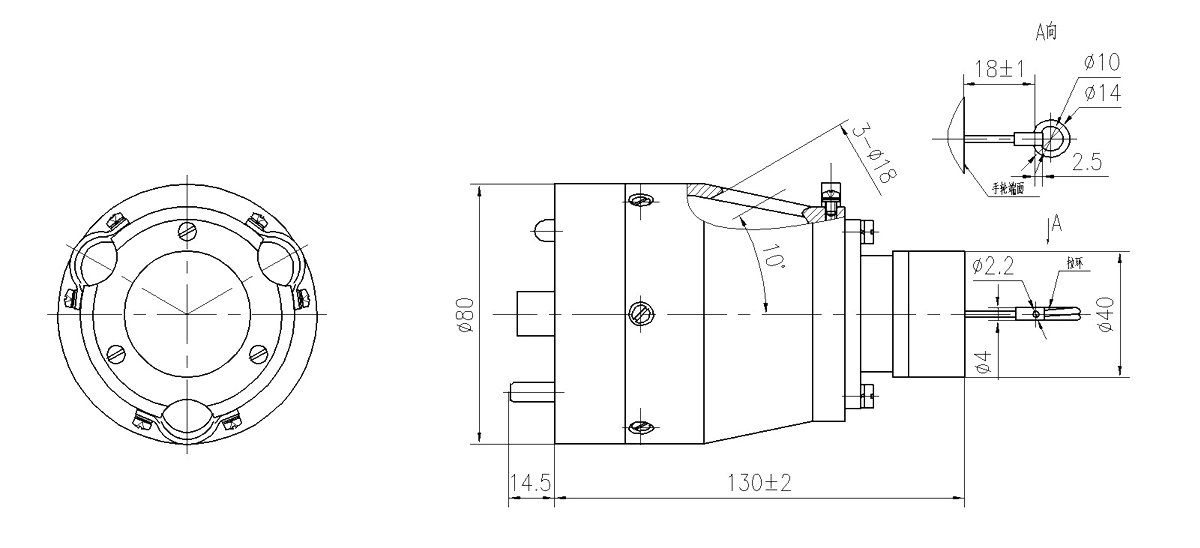 YF27 Type Circular Umbilical Connector Plug YF27 124T