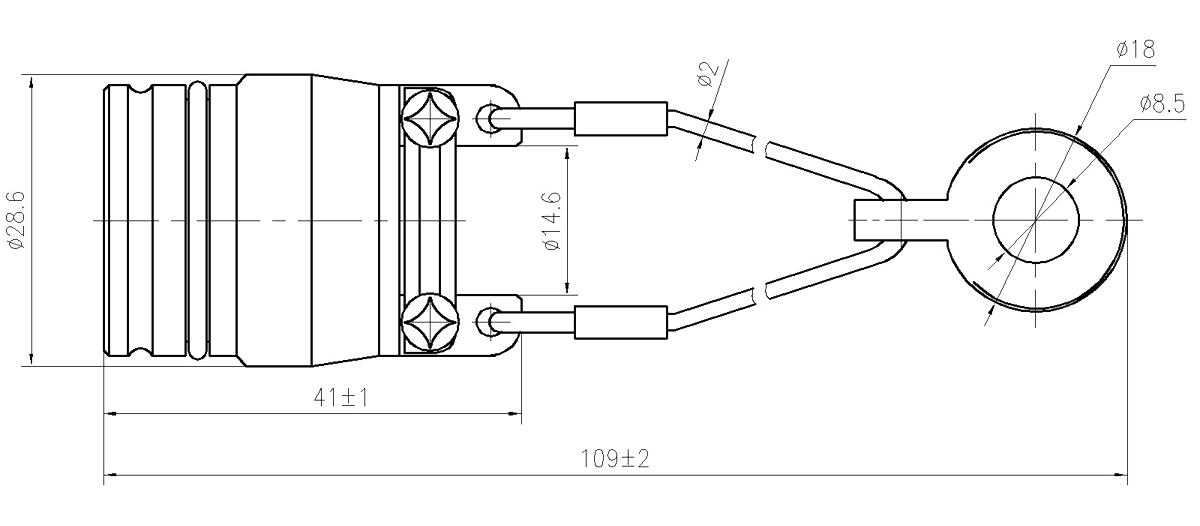 YF31 Type Circular Umbilical Connector Socket YF31 15ZK