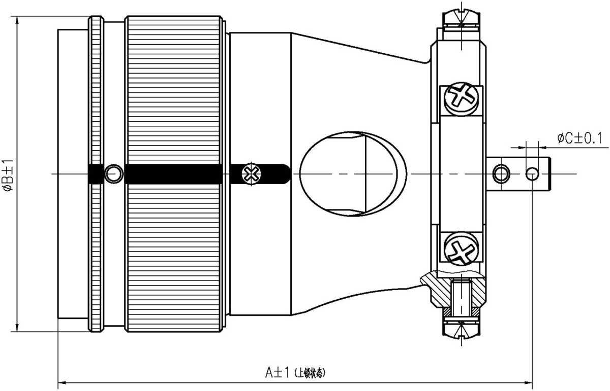 YF6 Type Circular Umbilical Connector Manual Plug