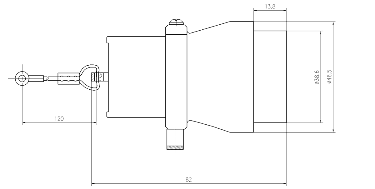 YF6A Type Circular Umbilical Connector 61 Pin Plug
