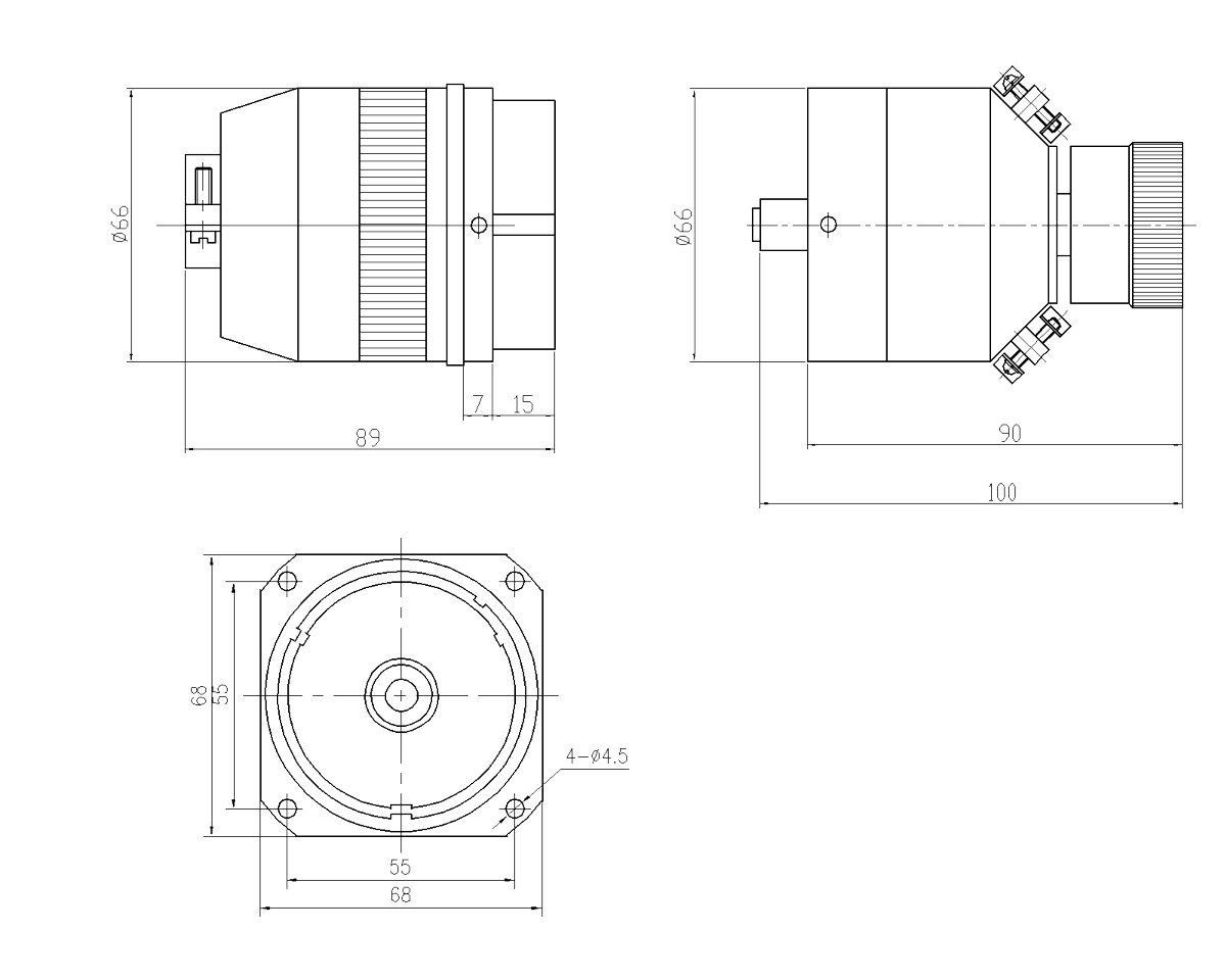 YF8 Type Circular Umbilical Connector YF8 78114 Connector