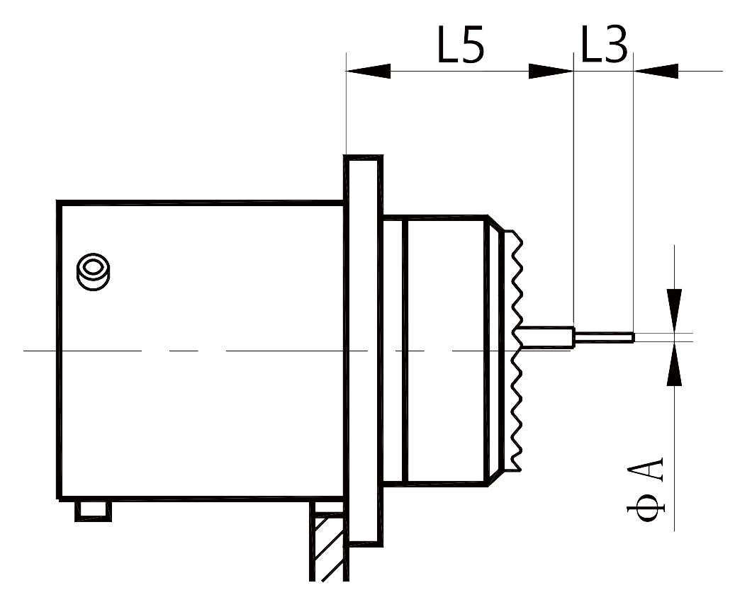 gjb599 Terminal dimensions 27656 socket