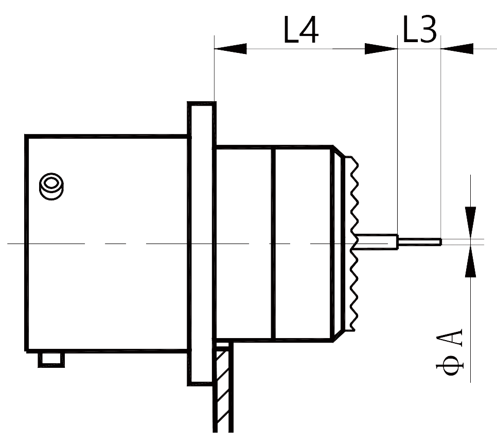 gjb599 Terminal dimensions Type 27466