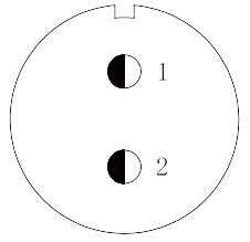 y2 Contact arrangement 2pins