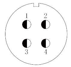 y2 Contact arrangement 4pins