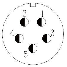 y2 Contact arrangement 5pins